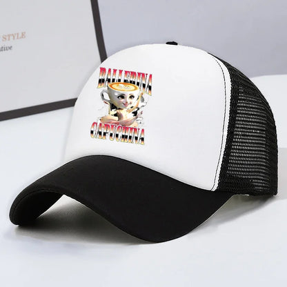 Casquette de baseball italienne Brainrot pour enfants, casquette décontractée pour garçon, chapeaux de sport pour enfants, chapeaux de soleil Tung Sahur Tralalers Shark, bonnet ajustable, cadeau pour homme