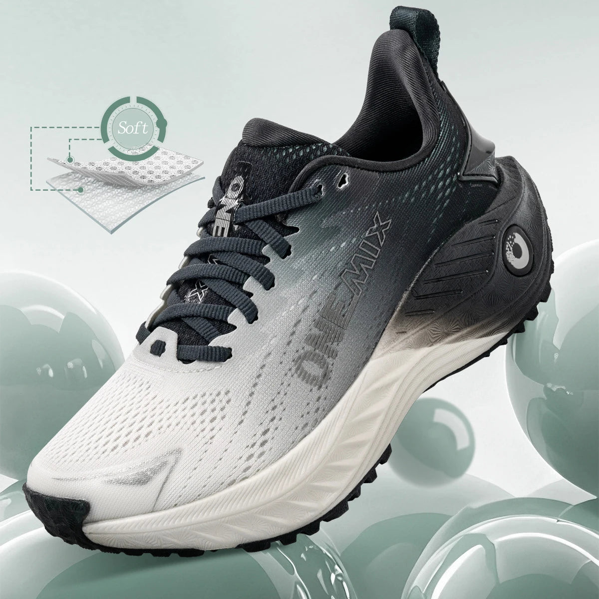 ONEMIX Sapatilhas de Running Casuais Respiráveis de Verão, Sapatilhas de Jogging Leves para Homem e Mulher, Calçado de Ginásio e Outdoor com Amortecimento para Desporto