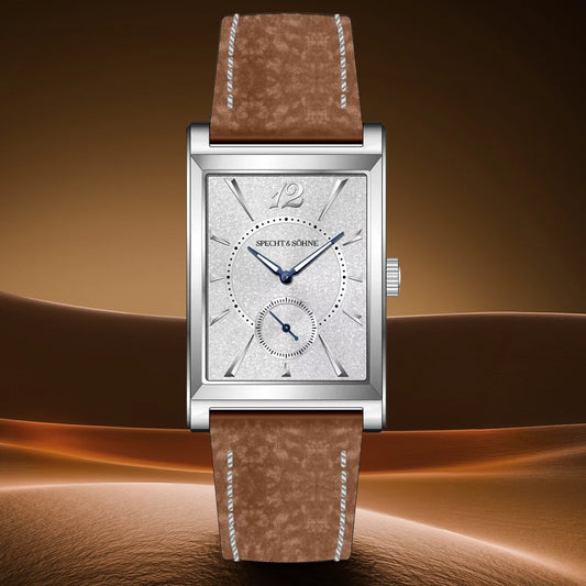 Specht & Söhne 2025 New fashion Square Watch For Men Chronograph Sports Watches Stainless Steel Sapphire Crystal 50M Waterproof