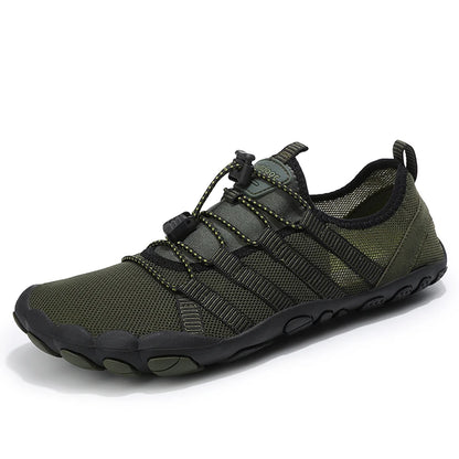 Green Water Shoes For Men Aqua Upstream Shoes New Breathable Mesh Beach Sandals Summer Sport Shoes Women Swimming Shoes Slippers
