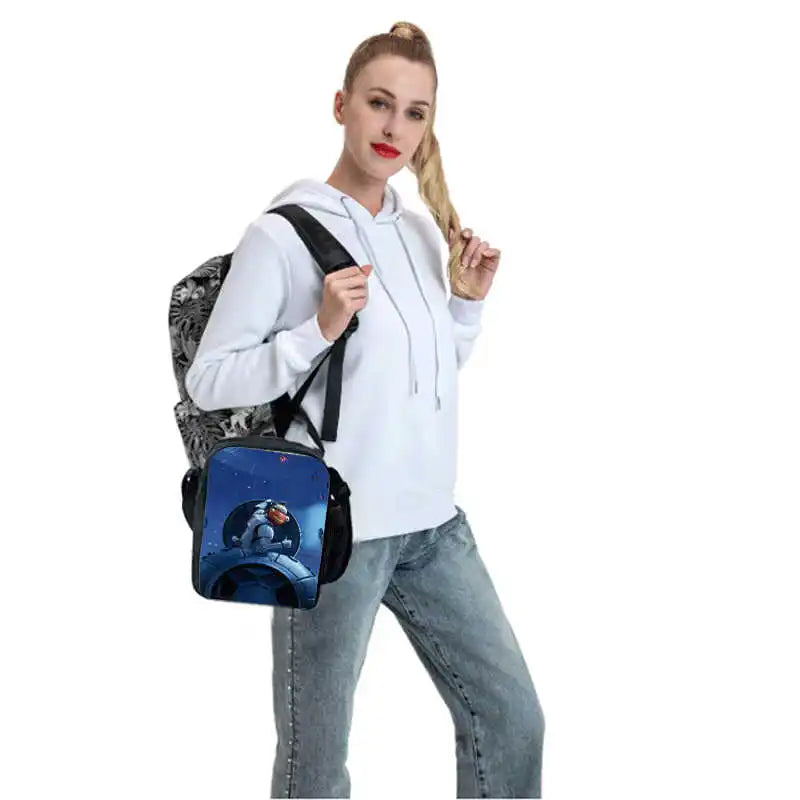 Lunchbags für Kinder, Cartoon-Fort-nite-Schul- und Picknicktaschen für Mädchen und Jungen, isolierte Kühltaschen für Kinder, tragbar und leicht