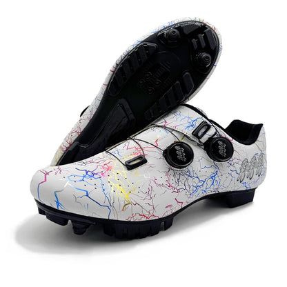 Scarpe da ciclismo professionali per bici da strada da uomo da gara con chiusura automatica, scarpe da ciclismo da donna con tacchetti SPD