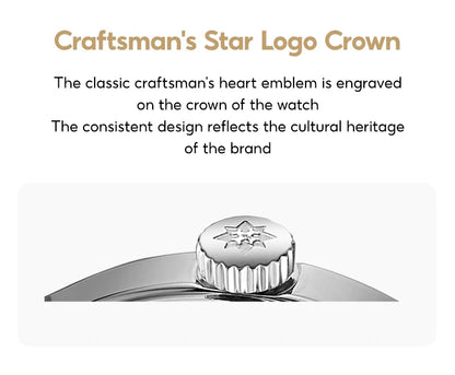 FARASUTE Manual Mechanical Men's Watch Seagull Movement Sappnt Sapphire Crystal Business Waterproof Regulateur Men Watch Reloj