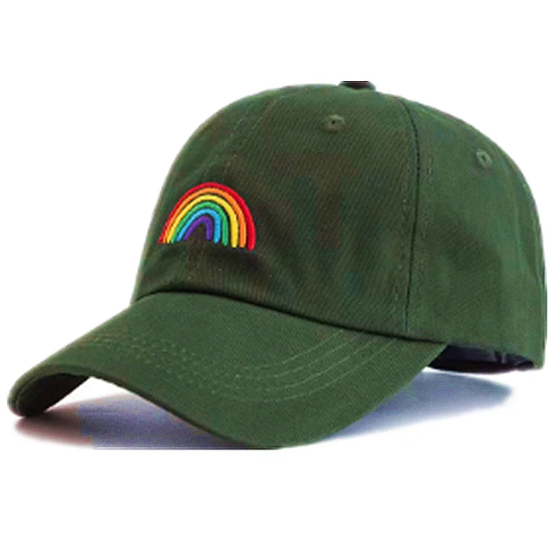 Unisex Baseball Cap Rainbow Embroidery Sports Hats Fashion Hat Cap For Men Women Streetwear Dad Hats