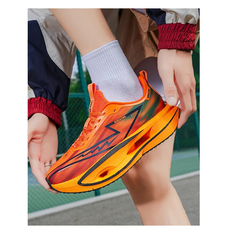Running Shoes Marathon Specialty Men Sports Carbon Plate Breathable Ultralight Women Comfortable Athletic Cushion Stability Sneakers
