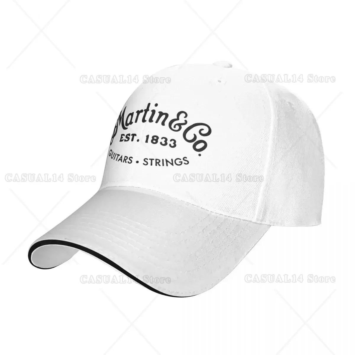Casquette de baseball Martin Guitar Black Design authentique, streetwear, bonnets d'hiver pour femme et homme