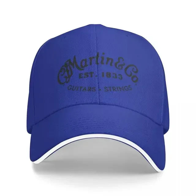 Casquette de baseball Martin Guitar Black Design authentique, streetwear, bonnets d'hiver pour femme et homme