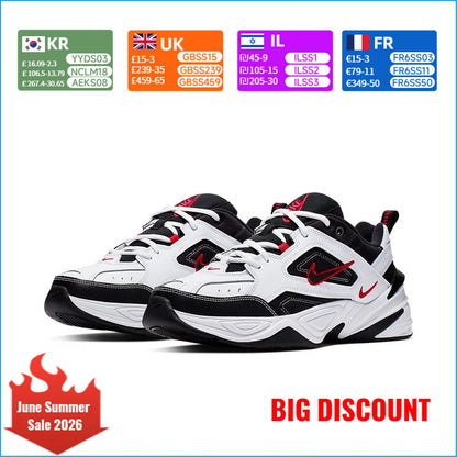 Nike M2K TEKNO Retro — Sapatos antiderrapantes, duráveis, versáteis e almofadados, estilo «dad shoes» — Sapatos desportivos AV4789-104