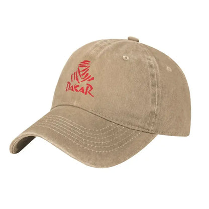 Vintage trkaći off-road D-Dakares reli bejzbol kape uniseks stil izlizane oprane sunčane kape za putovanja nestrukturirane mekane kape šešir