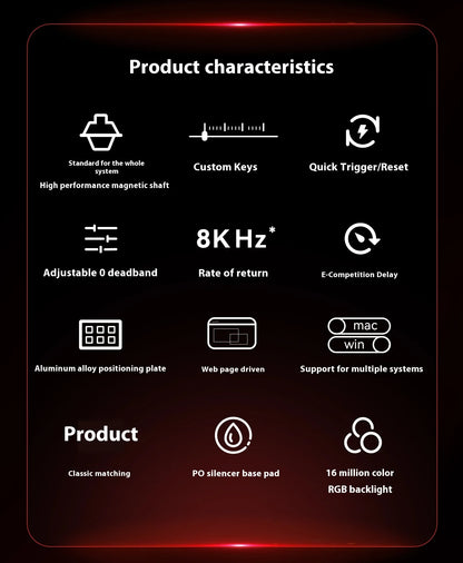In Stock Mad60 Mad68 HE Mechanical Keyboard Magnetic Switch Customized RGB Gaming 8k Specialized Gaming Keyboards