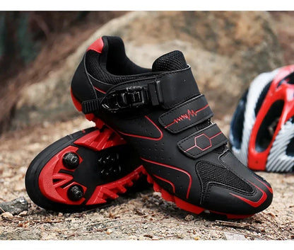 Unisexové cyklistické boty s tvrdou podrážkou – 4-Season boty pro silniční kola s aretačními pedály, vhodné pro MTB a outdoorové sporty