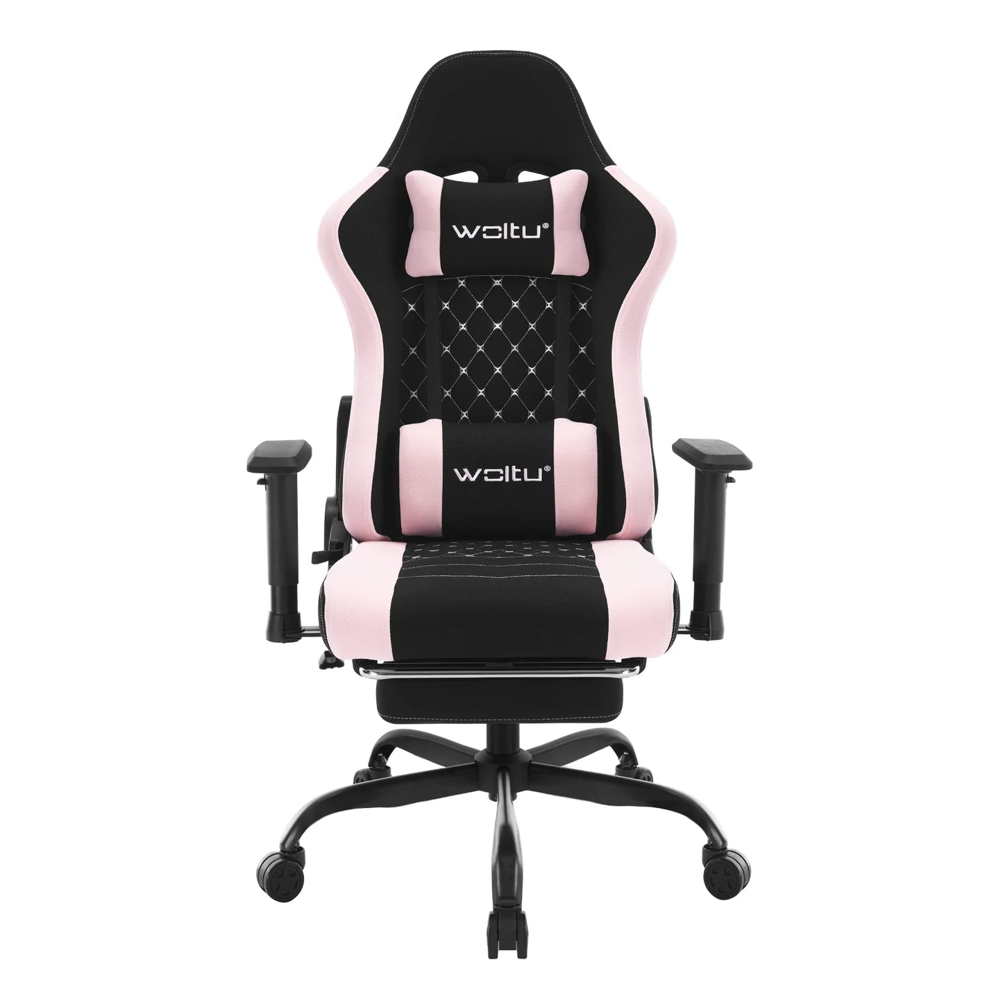 WOLTU Massage Gaming Chair Ergonomic Adjustable Height Office Armchair with Headrest Footrest Swivel Chair Mesh Computer Chair