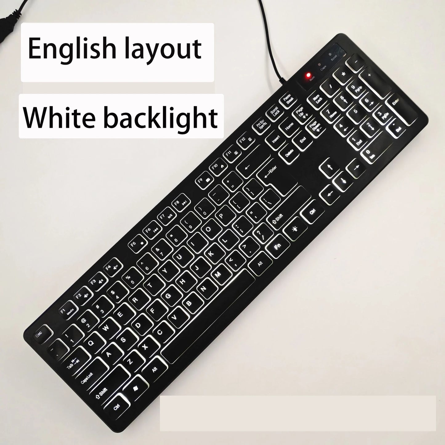 Spanish/French (AZERT)/Russian/Arabic/German keyboard layout Backlit wired Desktop Gaming Keyboard For Desktop Computer office