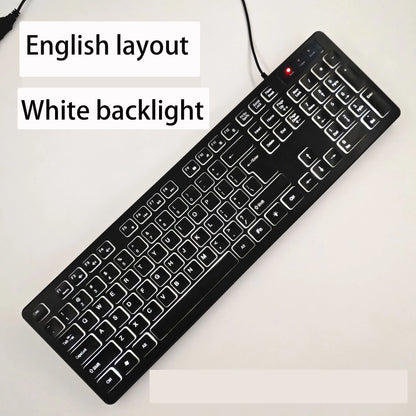 Spanish/French (AZERT)/Russian/Arabic/German keyboard layout Backlit wired Desktop Gaming Keyboard For Desktop Computer office