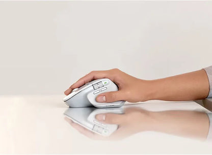 Logitech MX Master 3S Wireless Bluetooth Mouse, Business Office Softtone Mouse, Ergonomic Business Office Mouse
