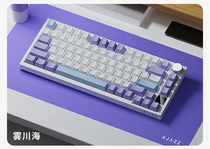 Ajazz AK820/AK820Pro gaming mechanical keyboard Bluetooth 5.1/Wireless/wired custom keyboard with heat exchange sealed button