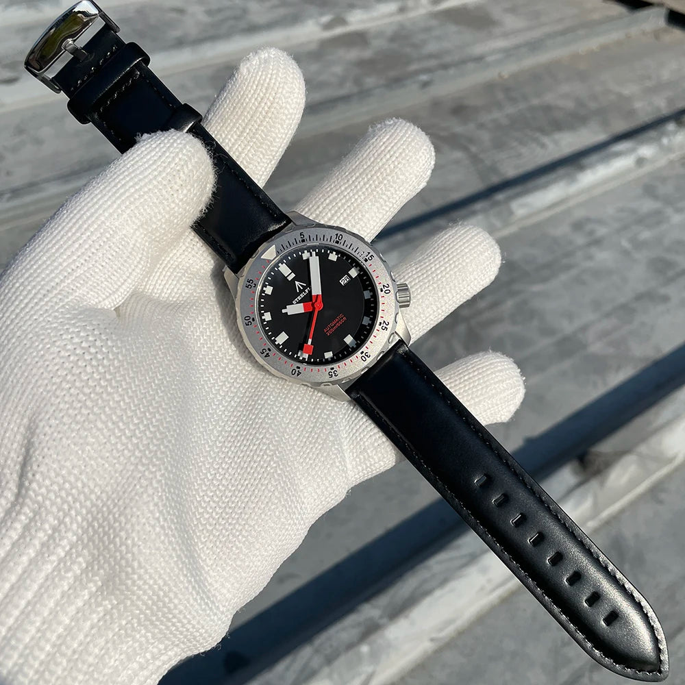 STEELFLIER Official SF752 Fashion Mechanical Wristwatch NH35 Movement Super BGW9 Luminous 20Bar Waterproof Luxury Dive Watches