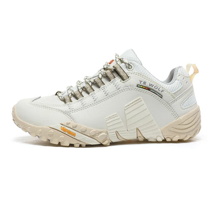 Scarpe da alpinismo da uomo in vera pelle per sport all'aria aperta, antiscivolo, da alpinismo ed escursionismo, scarpe traspiranti da turismo