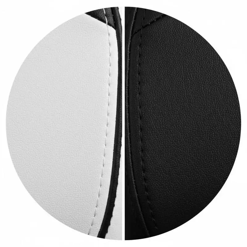 Gaming Chair with Footrest White and Black 57.5X59.5X121-131 cm in Imitation Leather, 360 Swivel Reclining Seat ° Can Carry 110 kg