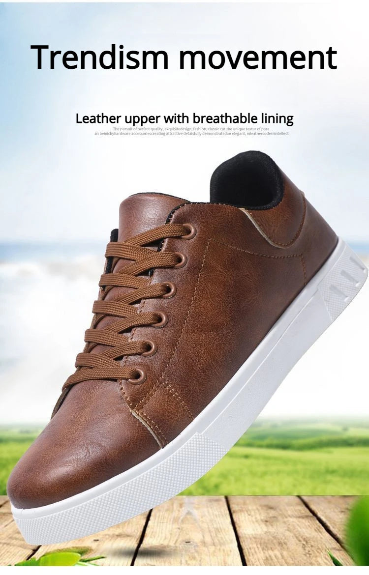 2026 Men's Shoes New Style Four Seasons Fashionable Versatile Soft Bottom White Casual Shoes Breathable Summer Zapatillas Hombre