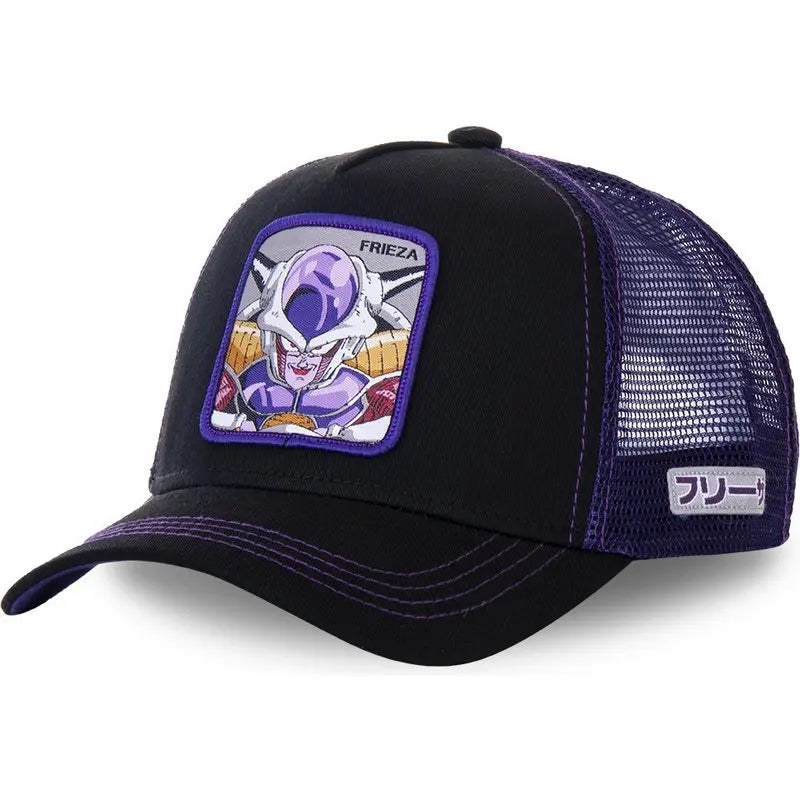 Dragon Ball Son Goku-Kappe, Sommer-Reisekappe mit Schirm, Herren-Kappe mit Stickerei, Hip-Hop-Mesh-Kappe, Sonnenvisier, Baseballkappe, Outdoor-Sport