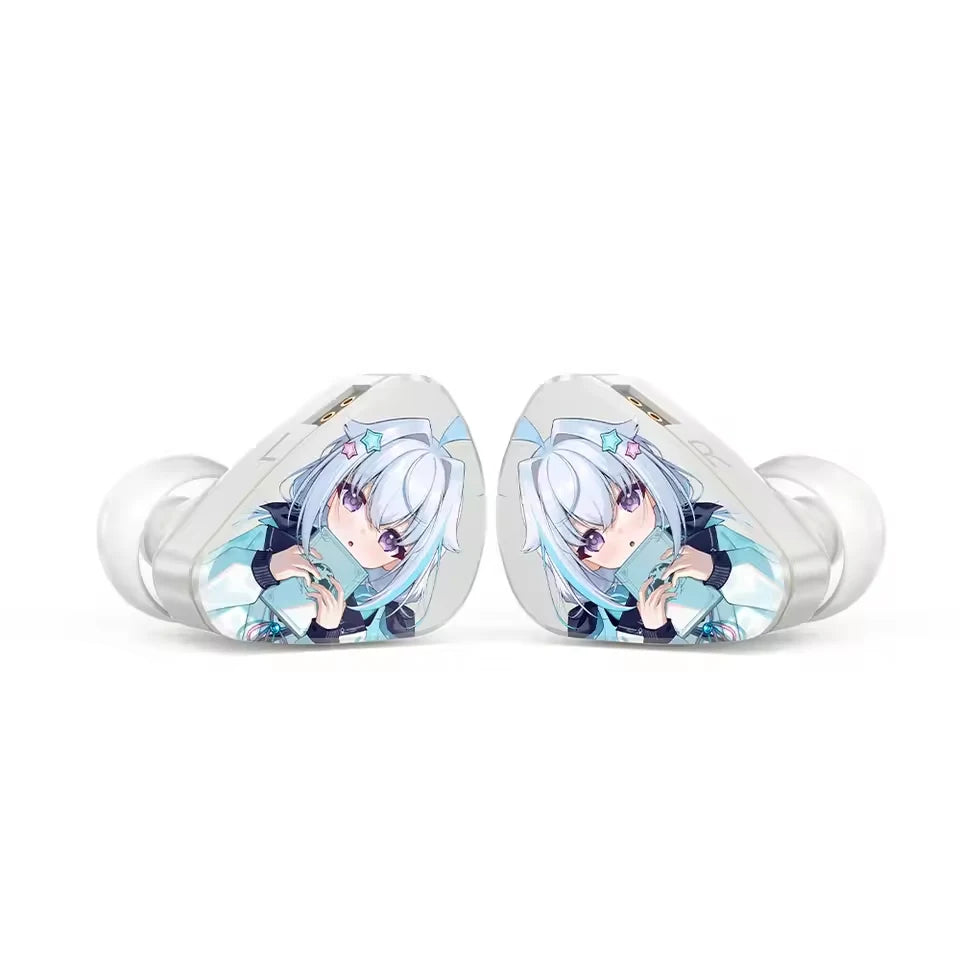 CVJ NOZOMI 2DD+1PD New Planar In-Ear Earphones Interchangeable Panel Nozzle 3 Unit Earbuds for Music And Gaming
