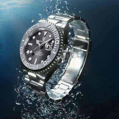 New PAGANI DESIGN 40mm Men's Wristwatch 100M Waterproof Mechanical Watches Ceramic bezel Sapphire Glass Automatic Men Watch 1651