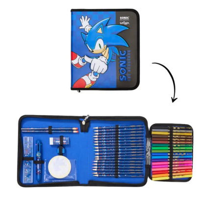 NEW High-quality Original Blue Boy Sonic Children's Backpack Cartoon Stress-relief Bag Hedgehog Anime Stationery Student Gift
