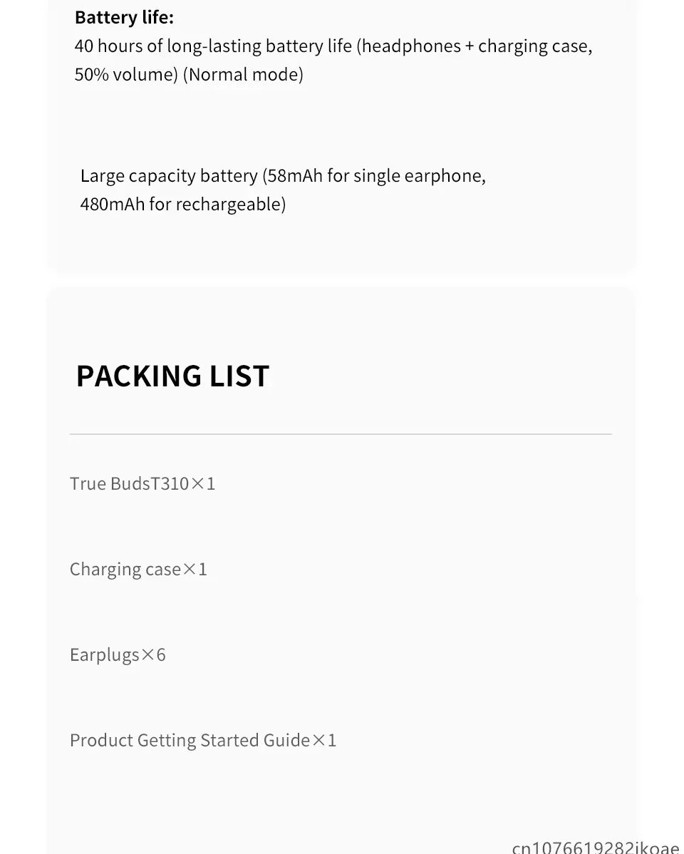 realme Buds T310 Wireless Earbuds Bluetooth 5.4 – 46dB Active Noise Cancelling HiFi Earphones with Deep Bass & Long Battery Life