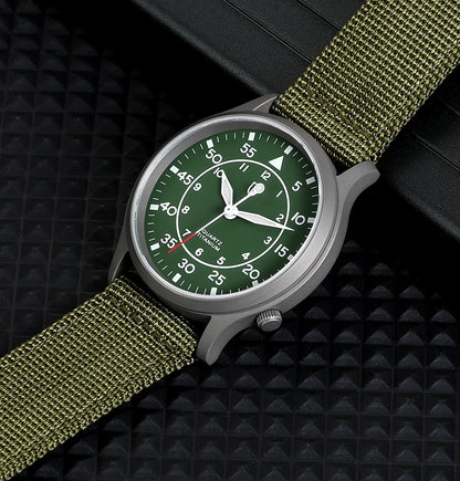 BERNY Titanium Watch For Men AR Coating Sapphire Fashion Wristwatch Luminous VH31 Ultra-thin Quartz Watch Waterproof 5ATM Watch