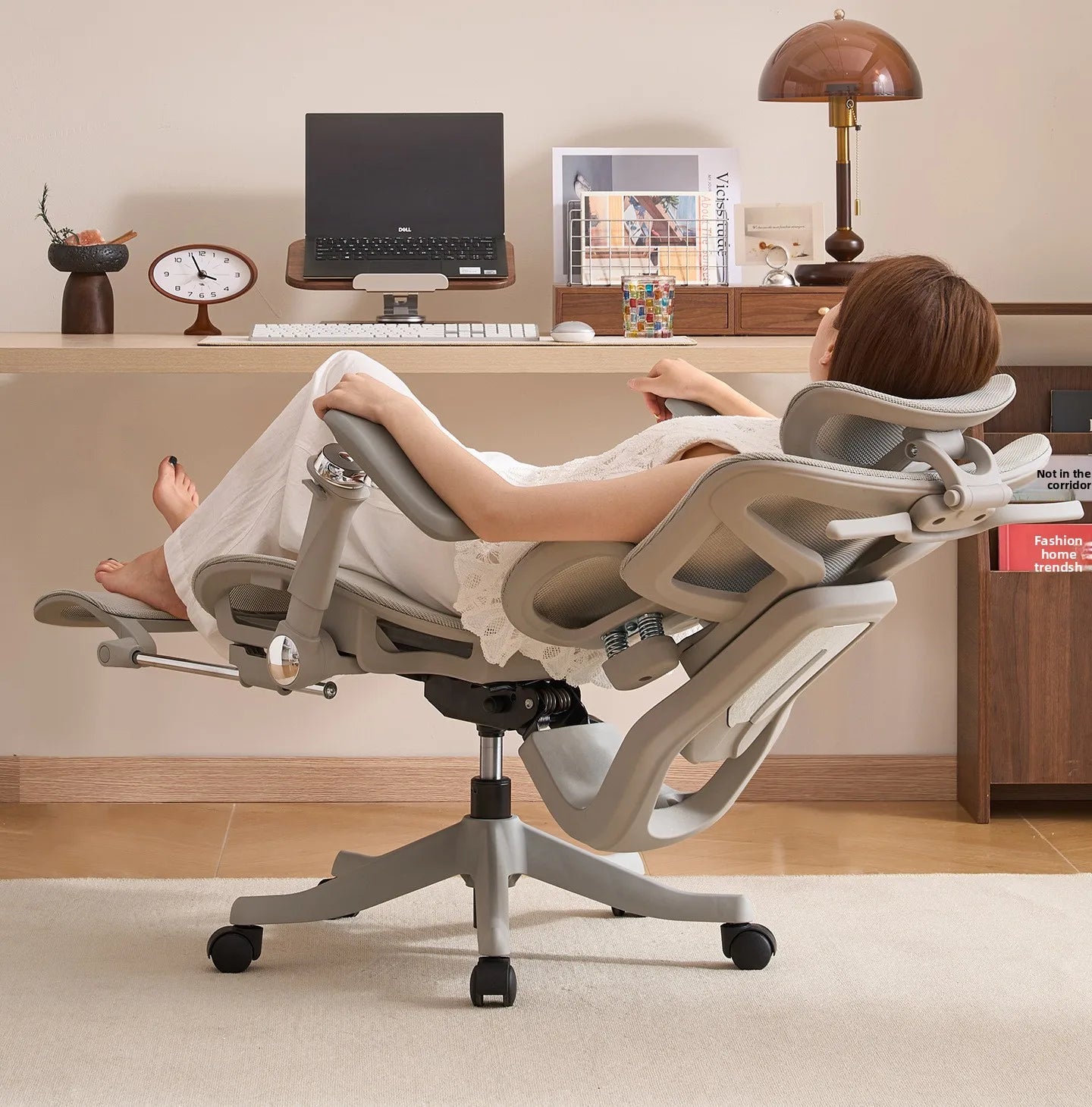 S950 Ergonomic Office Chair Adjustable Computer Chair, Gaming Chair with Lumbar Support, Comfortable Study Chair for Home Office & Work