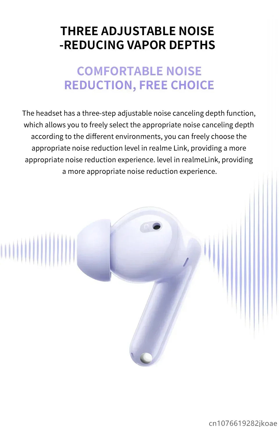 realme Buds T310 Wireless Earbuds Bluetooth 5.4 – 46dB Active Noise Cancelling HiFi Earphones with Deep Bass & Long Battery Life