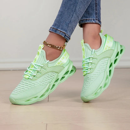 Zapatillas deportivas de moda para mujer, zapatillas con plataforma, zapatos planos de primavera-invierno, zapatillas de running para mujer, tallas grandes, 43
