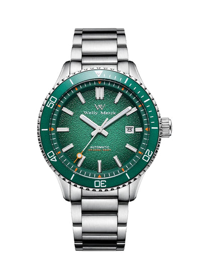 WM Watch Automatic Mechanical Dive Watch Man MIYOTA 8215 Waterproof Stainless Steel Sapphire Welly Merck Diving Watches WM046