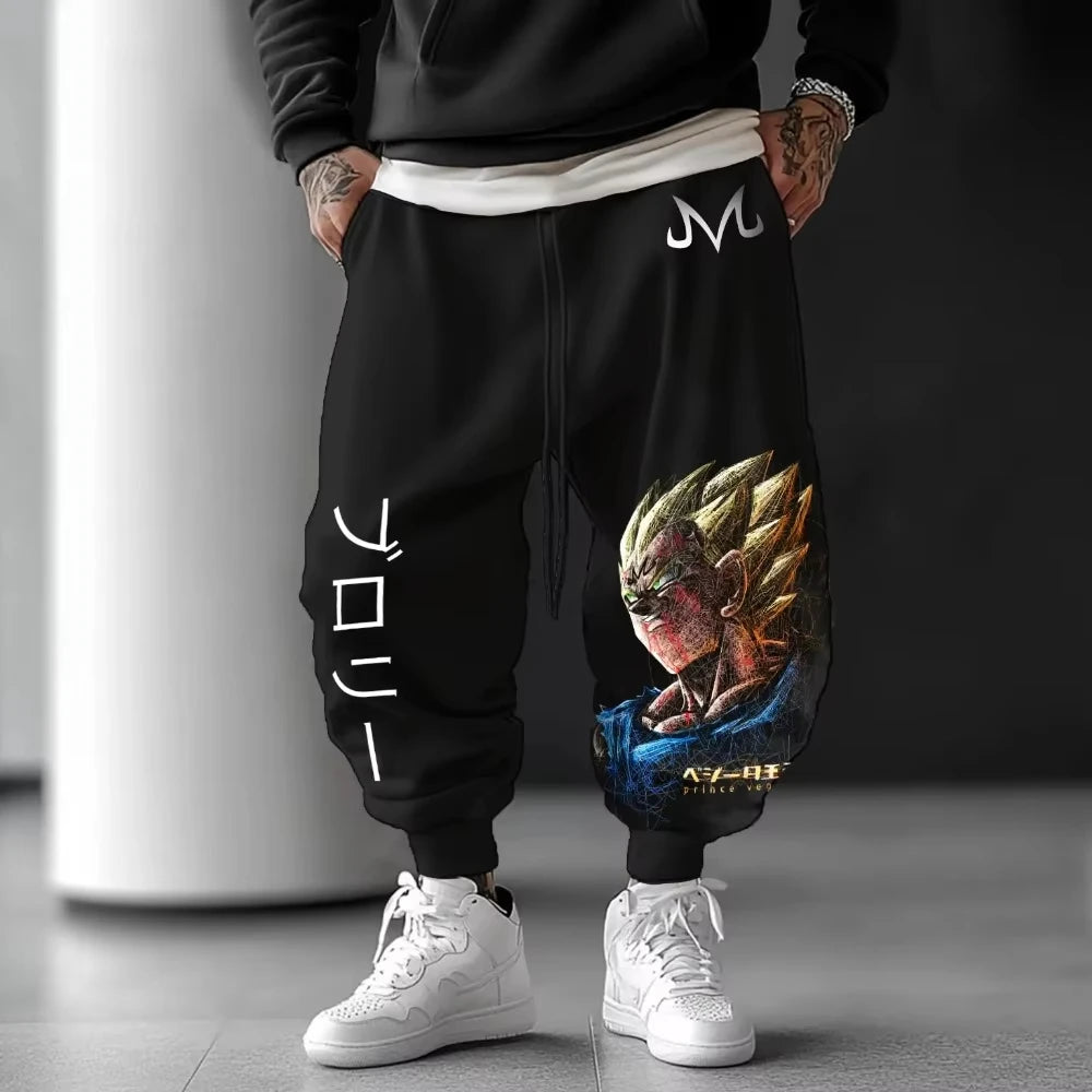 Dragon Ball Men's Pants Sportswear Broly Spring Autumn and Winter Japan Anime Jogger Pants Y2k Harajuku Fashion Cotton Trousers