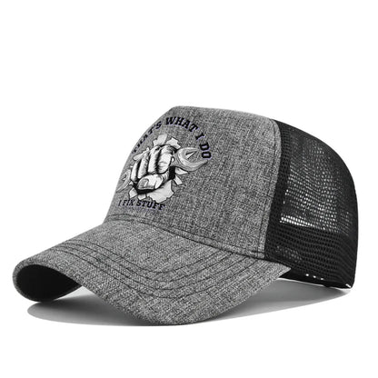 Mode Frühjahr/Sommer Bedruckte Netz-Baseballkappe, atmungsaktiv, Gorras, mit individuellem LOGO für Männer, Frauen und Paare, Schirmkappe, Casquette