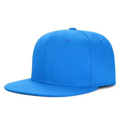 Großhandel: 40 Farben, verstellbare Snapback-Kappen mit flachem Schirm, Damen-Mode, Polyester, einfarbige Baseballmützen, Herren, Hip-Hop, unbedruckte Sportmützen