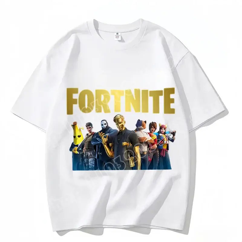 Fortnite majica s okruglim izrezom, uniseks za odrasle, gaming plesna moda, nova, od čistog pamuka, kratkih rukava, savršena za ležerno nošenje i odmor