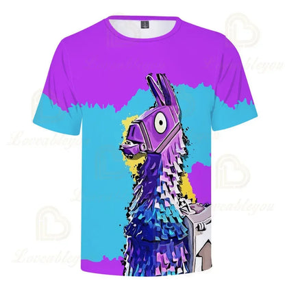 Fortnite Victory Royale Ninja Fashion 3D T-Shirts Summer Short Sleeve Children Clothing Cartoon Print Baby Clothes Kids T Shirt