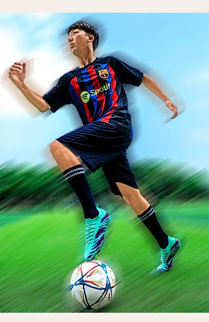 New Men's Football Boots Sport Soccer Shoes Match Unisex Ultralight Cleats Comfortable Non-Slip Outdoor Adult Grass High-quality