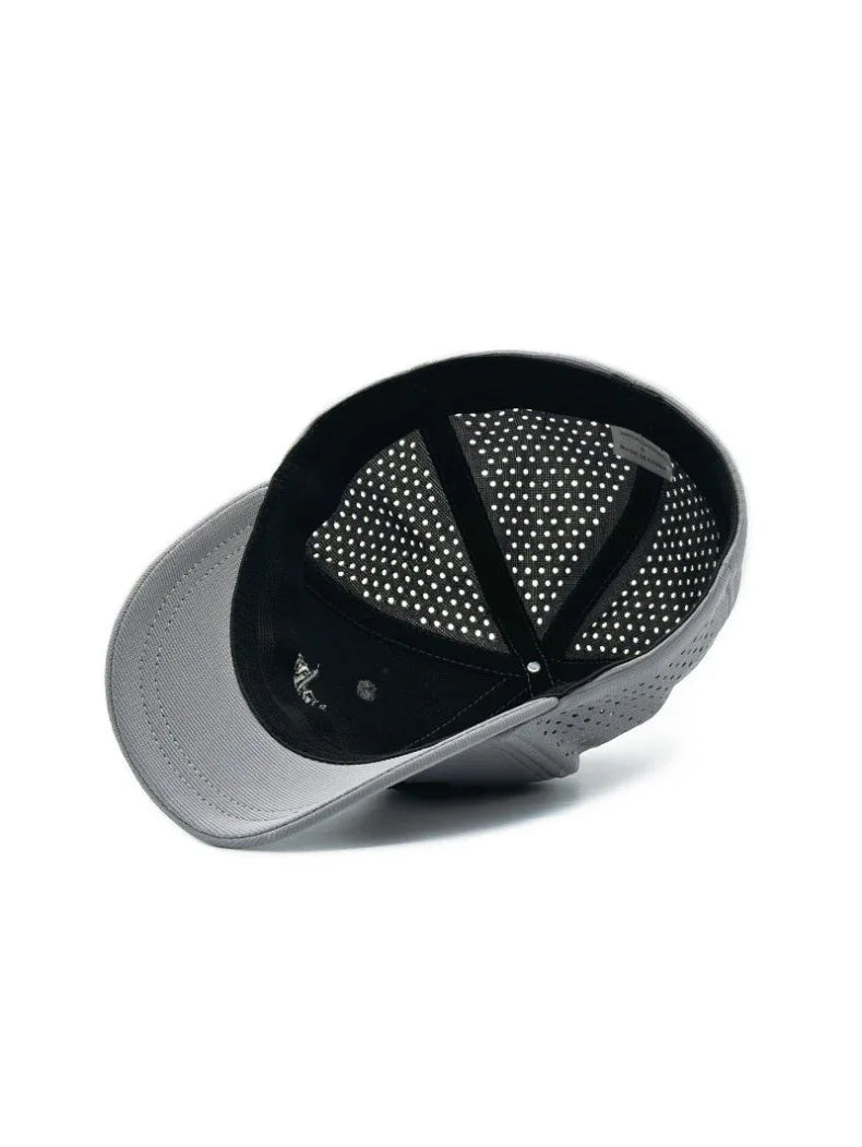 Big Head Hat Back Closed 5cm Short Brim Baseball Cap for Men Mesh Fitted Caps Stretchy Full Closed Caps 56-60cm 61-65cm