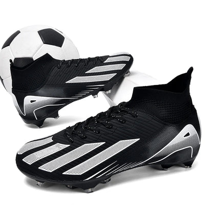 New Men's Football Boots Adult's Soccer Field Shoes Teenager's Sports Cleats Outdoor Grass Training Boots High Quality Sneakers