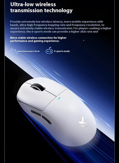 MCHOSE M7 Ultra Ergonomic Gaming Mouse PAW3950 Super Sensor TOPSPEED 8000Hz Polling Rate Lightweight Design Realtek Master Mice