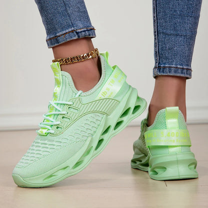 Zapatillas deportivas de moda para mujer, zapatillas con plataforma, zapatos planos de primavera-invierno, zapatillas de running para mujer, tallas grandes, 43