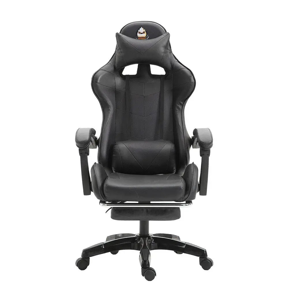 Ergonomic Gaming Chair, Office Chair, Height Adjustable, PU Leather Computer Chair, with Headrest and Lumbar Support, 360° Swivel