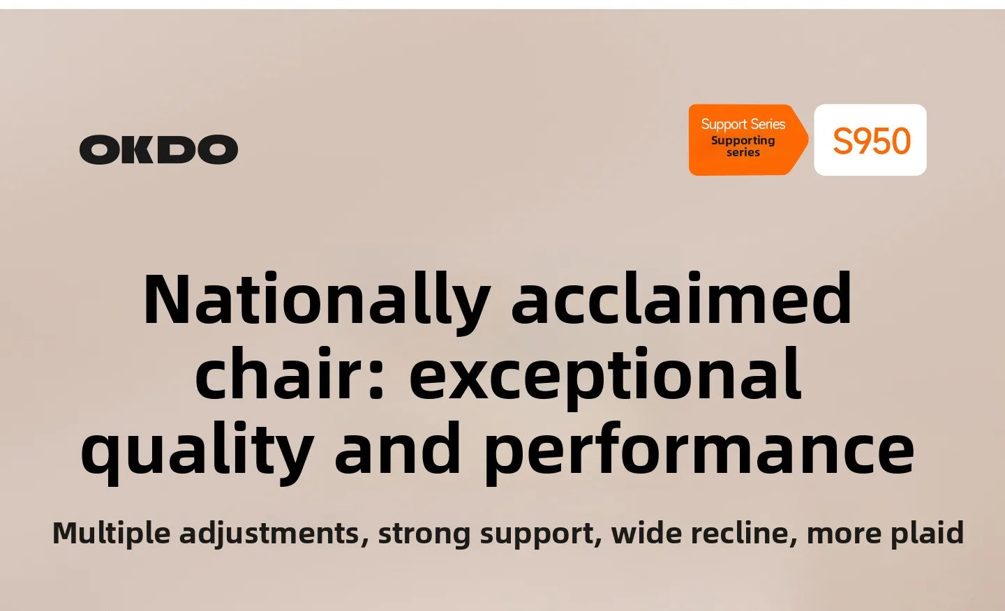 S950 Ergonomic Office Chair Adjustable Computer Chair, Gaming Chair with Lumbar Support, Comfortable Study Chair for Home Office & Work
