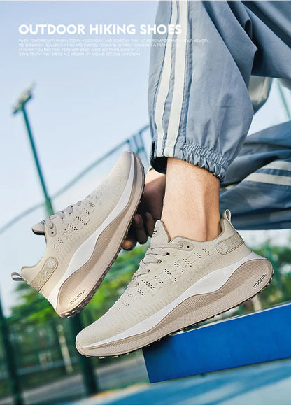 Pánské běžecké boty, sportovní, ležérní, luxusní, módní, lehké, prodyšné, na jogging, pohodlné na chůzi