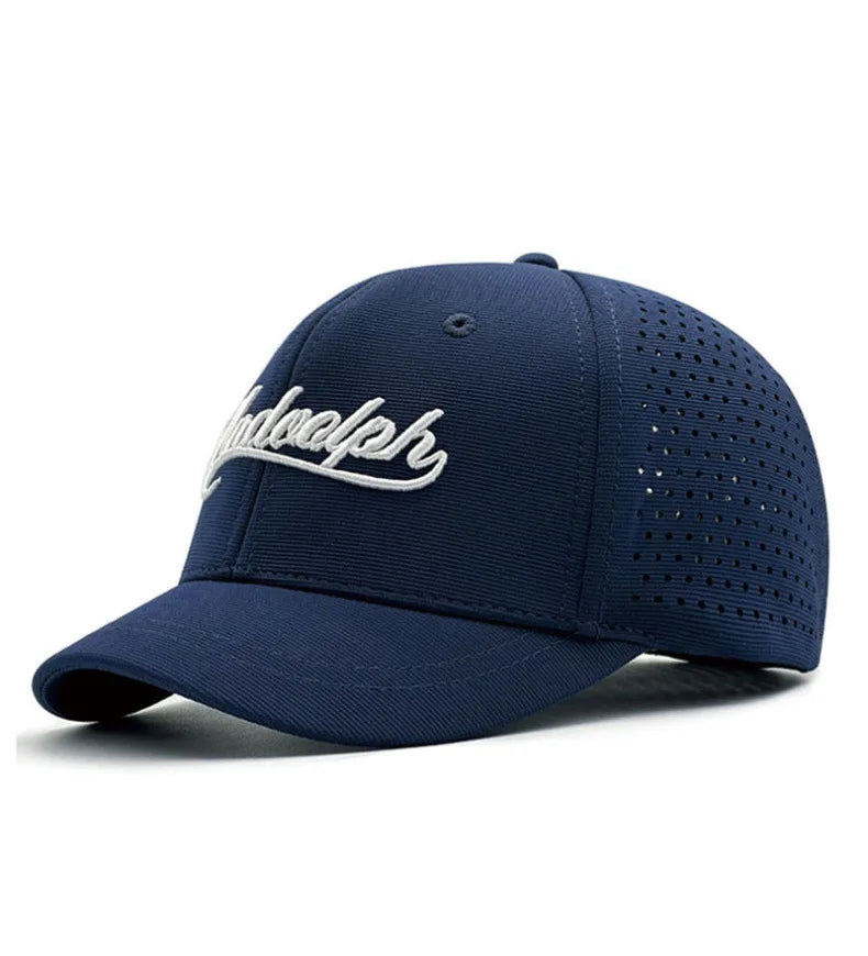 Big Head Hat Back Closed 5cm Short Brim Baseball Cap for Men Mesh Fitted Caps Stretchy Full Closed Caps 56-60cm 61-65cm
