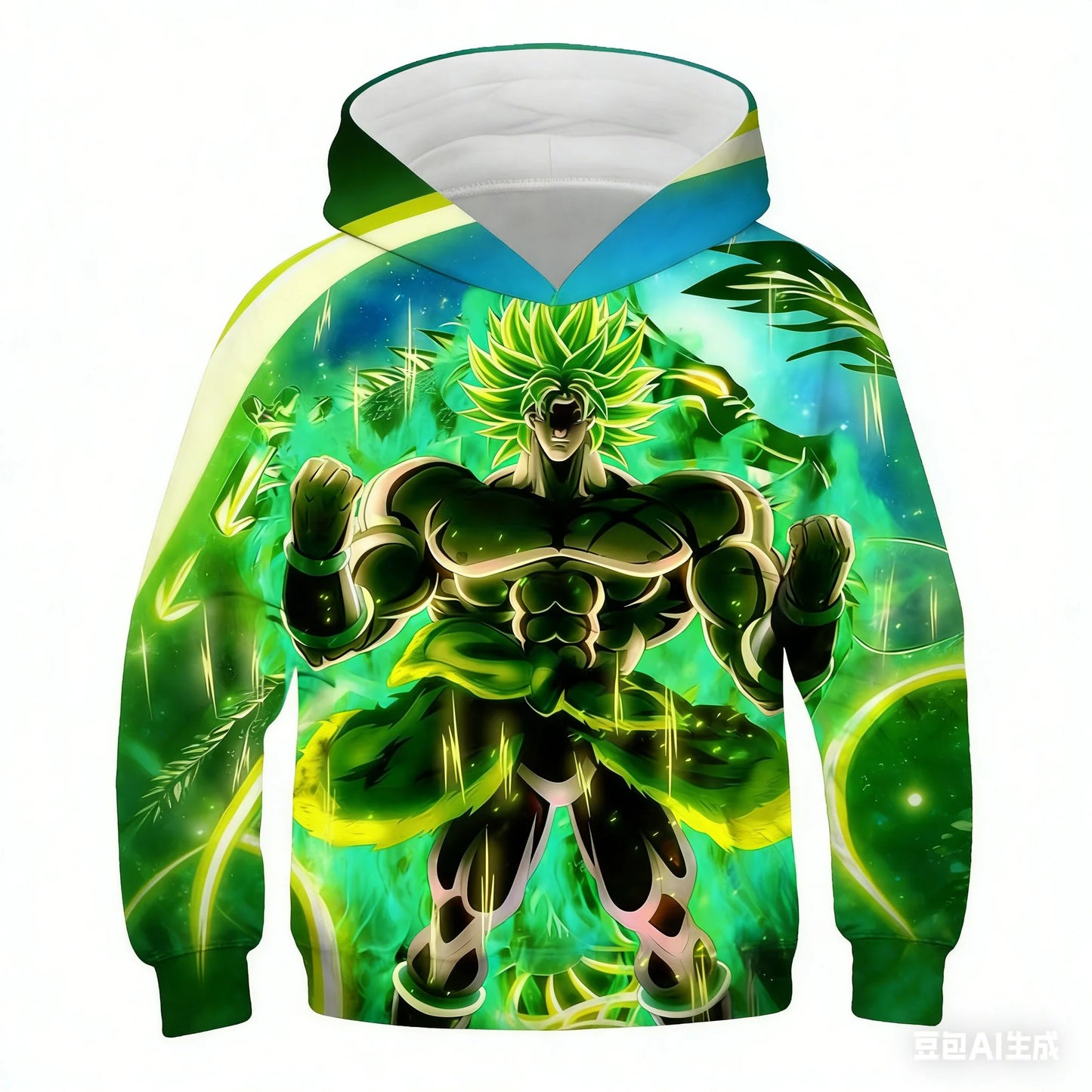 2025 Hot Sale Trend Hip-Hop Hooded Sweatshirt Kids Adults Dragon Ball Battle Suit 3D Print Hoodie Sports Sweatshirt Top Clothing
