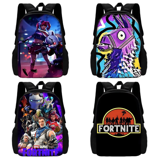 Hot Battle Royales Fortnites Kinder-Rucksäcke für Jungen & Mädchen, Schüler-Geburtstagsgeschenk, Schulranzen für Kinder, unisex, Camping, langlebiger Rucksack